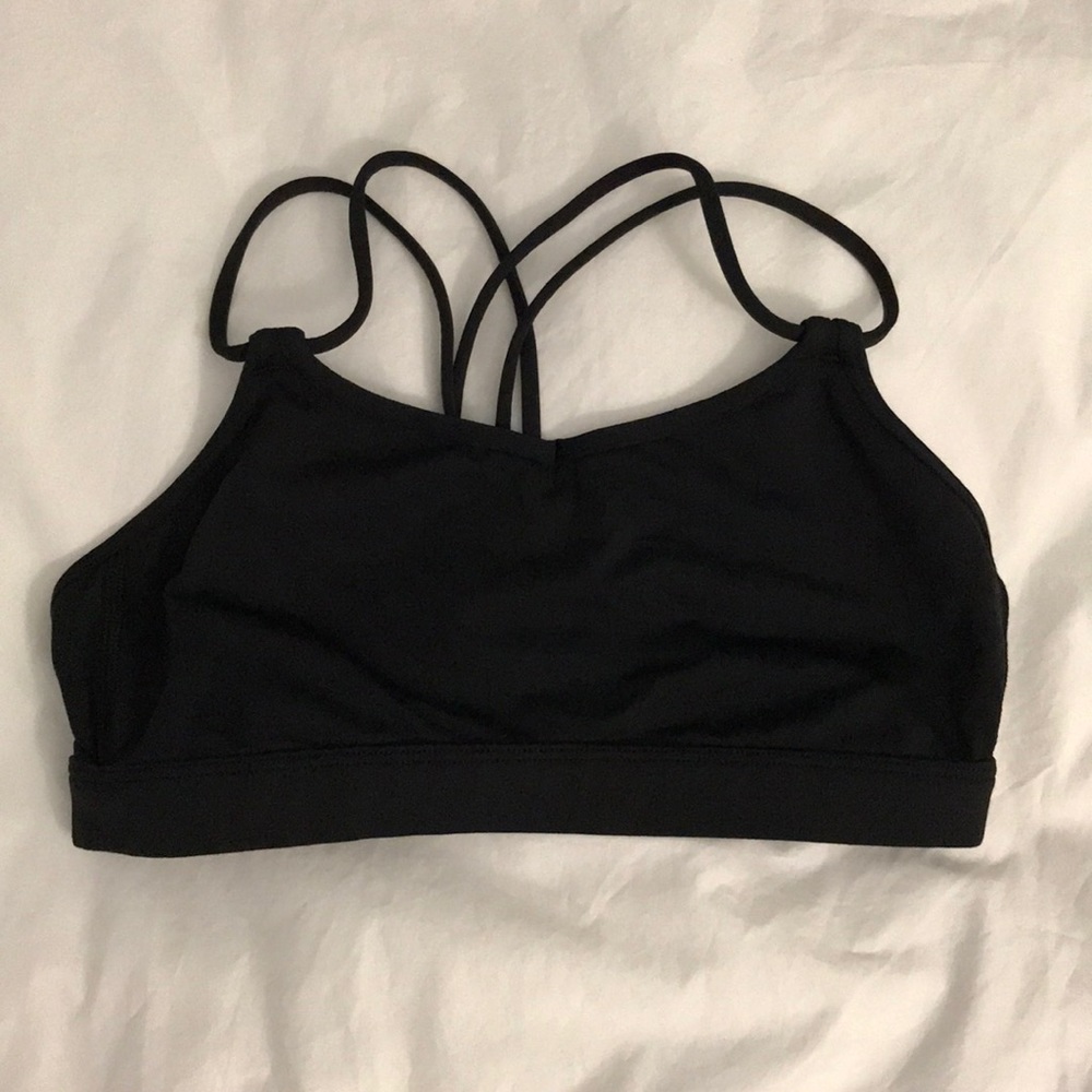 Black Lululemon Free to Be Bra